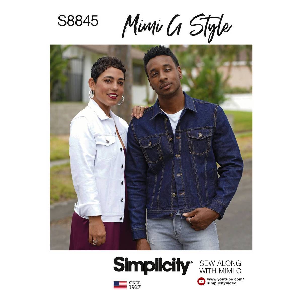 Simplicity Mimi G Denim Jacket Sewing Pattern S8845 (XS-XL)