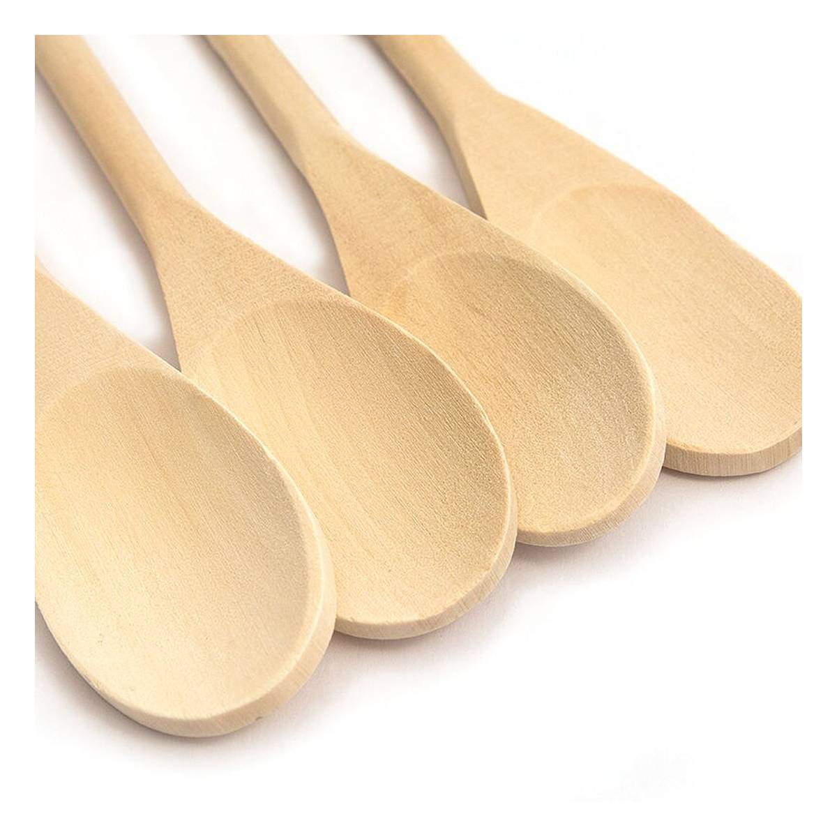 Wooden Spoon 20cm 4 Pack