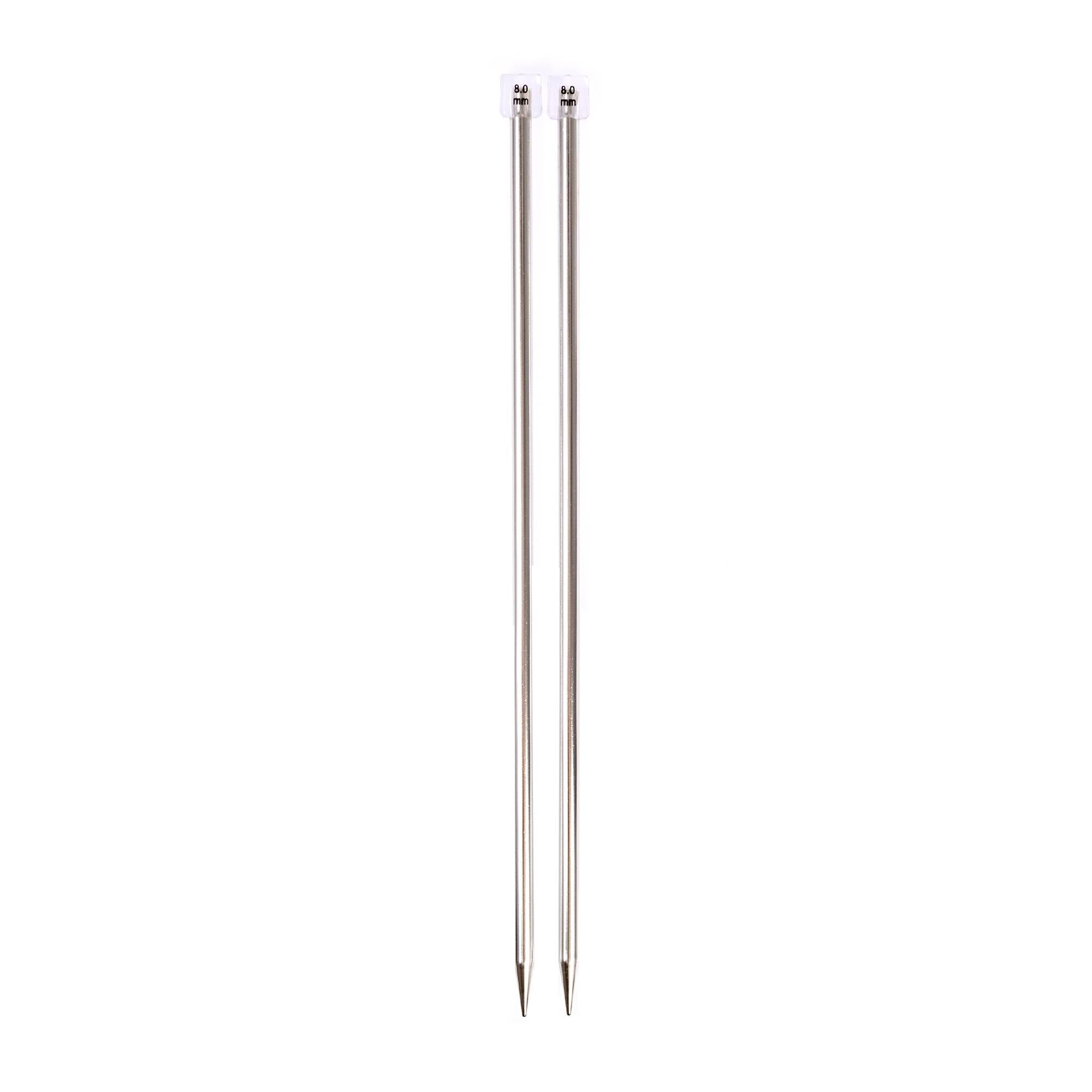 Knitcraft Silver Knitting Needles 8mm