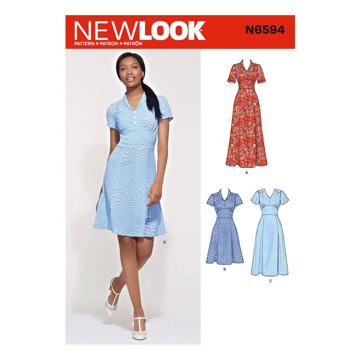 New Look Women's Dress Sewing Pattern N6594