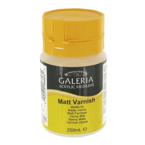 Winsor & Newton Galeria Matt Acrylic Varnish 250ml