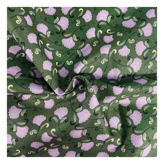 WI Floral Fancy Forest Cotton Fabric by the Metre