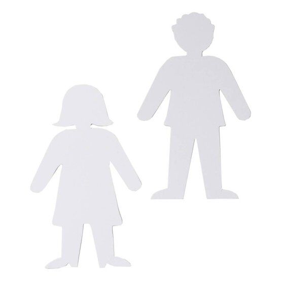 People Card Shapes 10 Pack