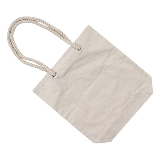 Natural Cotton Canvas Beach Bag