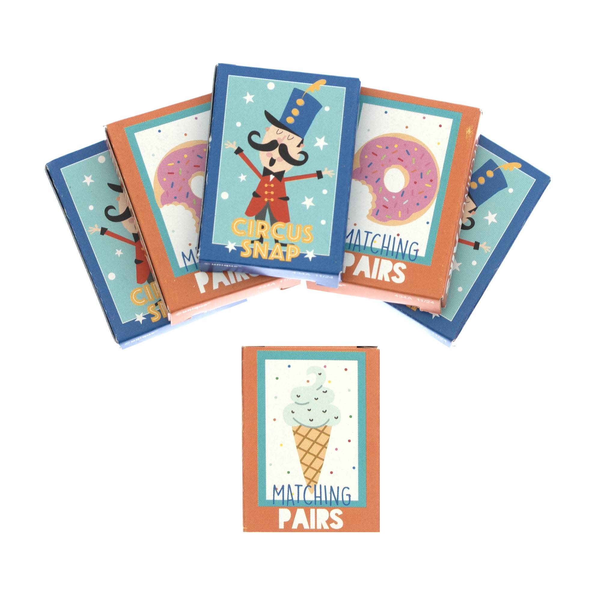 Miniature Playing Cards 6 Pack