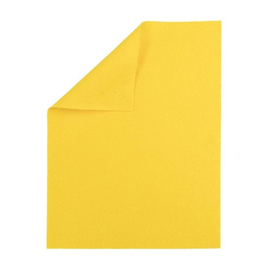 Yellow Polyester Felt Sheet A4
