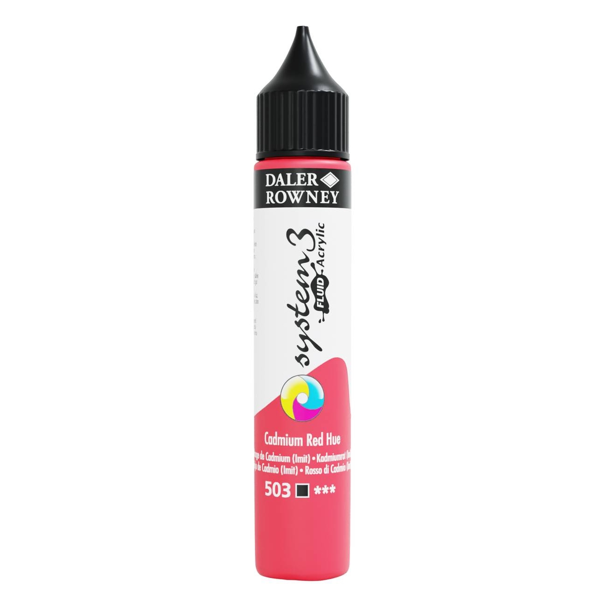 Daler-Rowney System3 Cadmium Red Hue Fluid Acrylic 29.5ml (503)