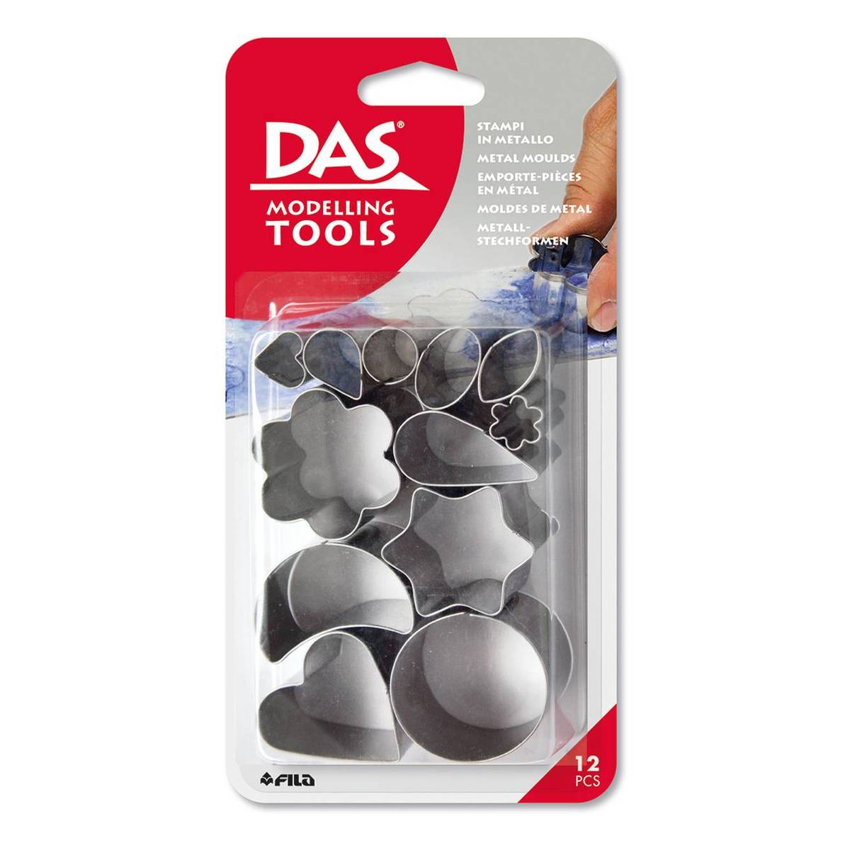 DAS Metal Moulds 12 Pieces
