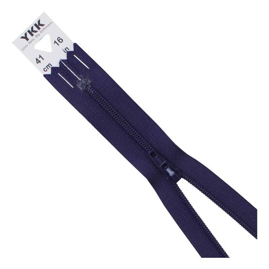 YKK Dark Purple Dress and Skirt Zip 41cm