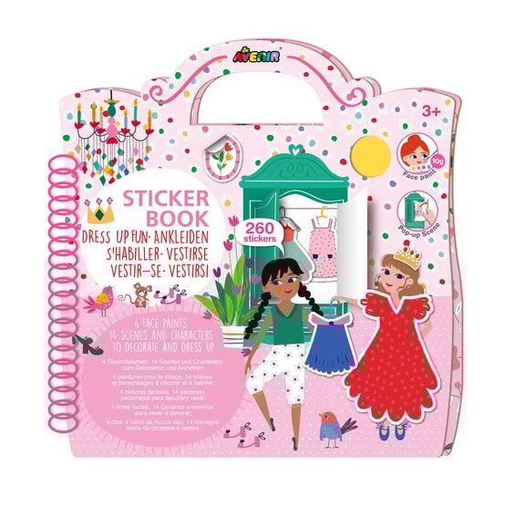 Avenir Dress-Up Fun Sticker Book