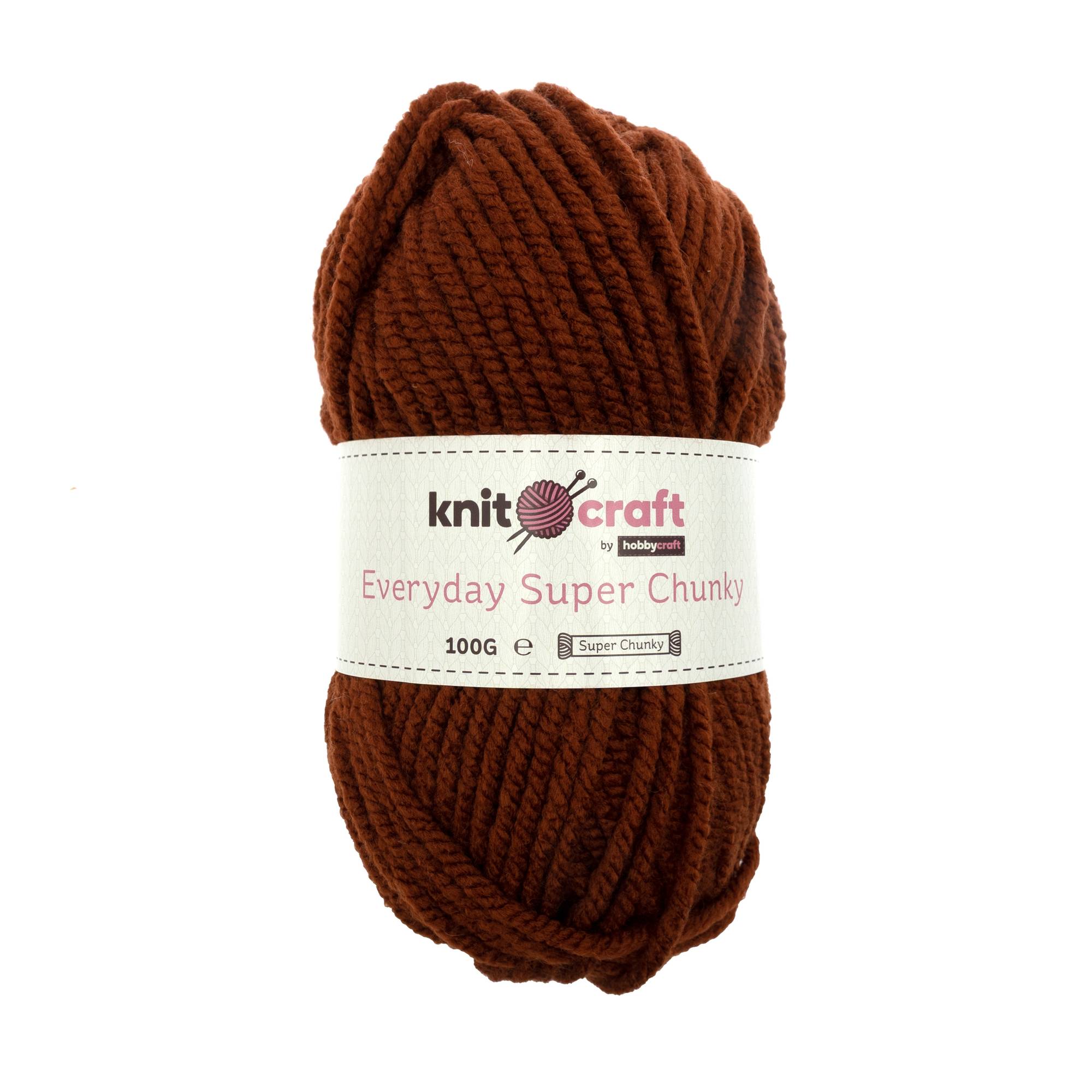 Knitcraft Rust Everyday Super Chunky Yarn 100g