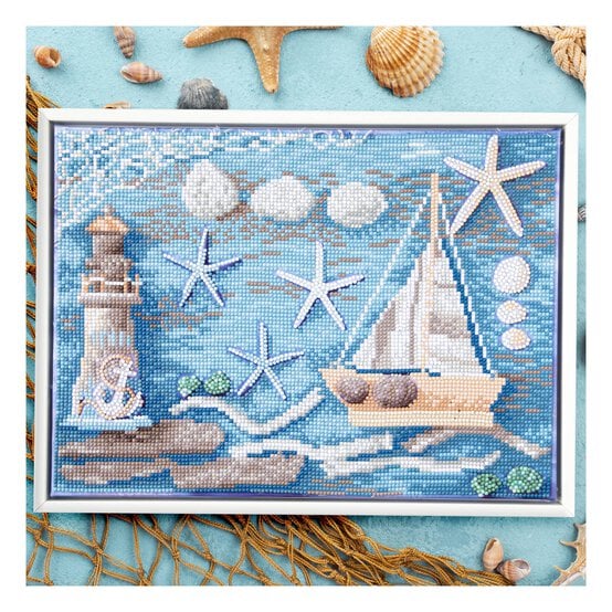 Diamond Dotz Seaside Collage Kit 27cm x 37cm