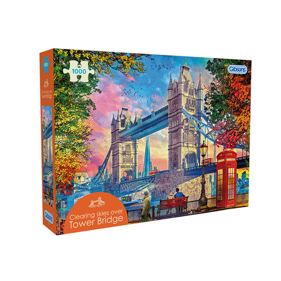 Gibsons Clearing Skies Over Tower Bridge Jigsaw Puzzle 1000 Pieces
