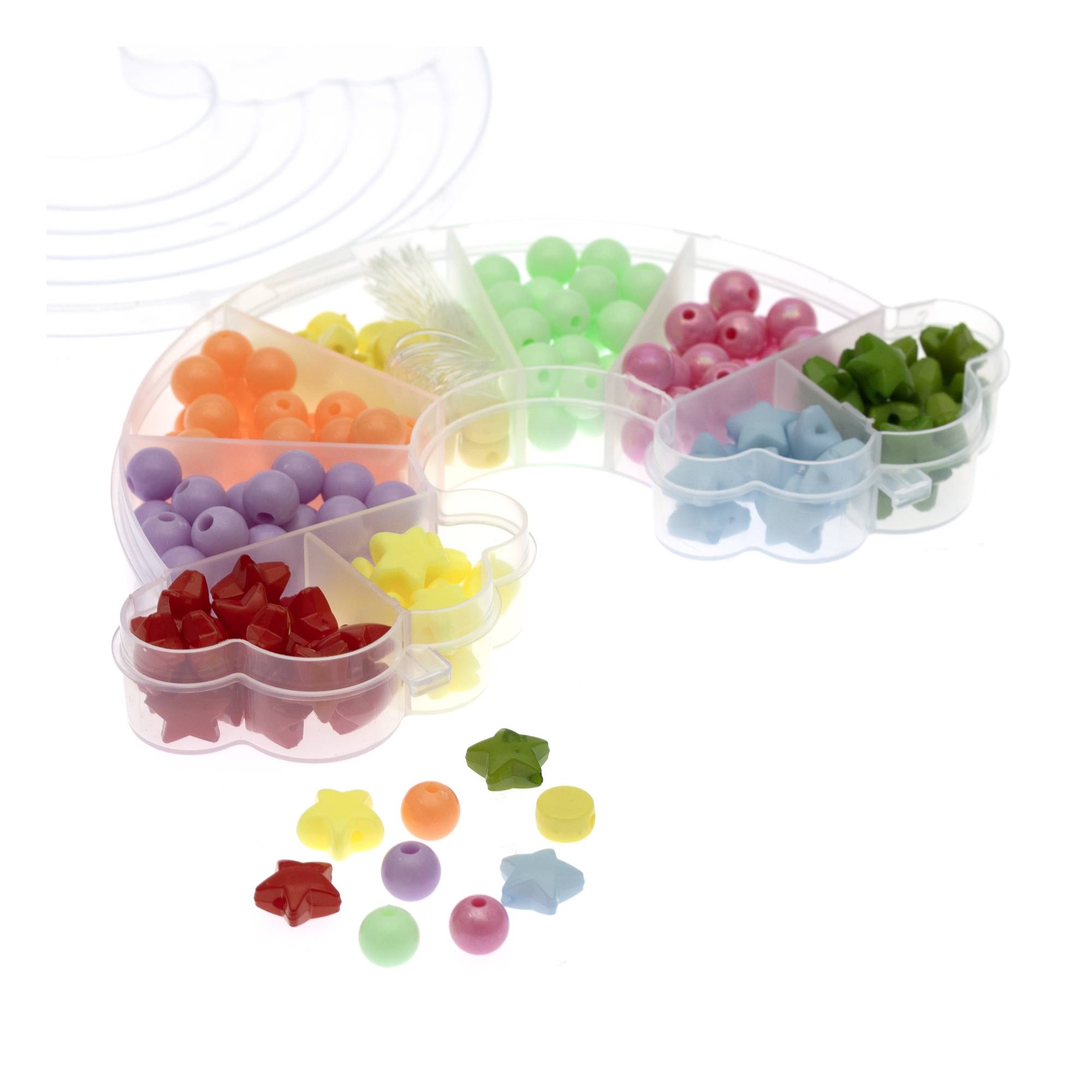 Pastel Rainbow Bead Set