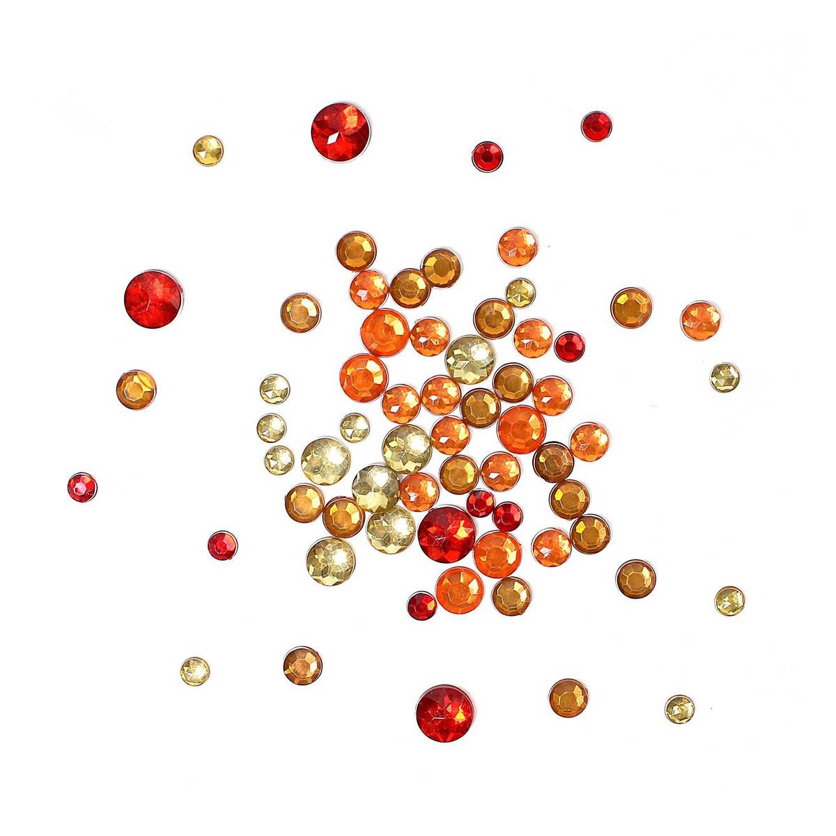 Gold and Copper Assorted Round Gems 90g