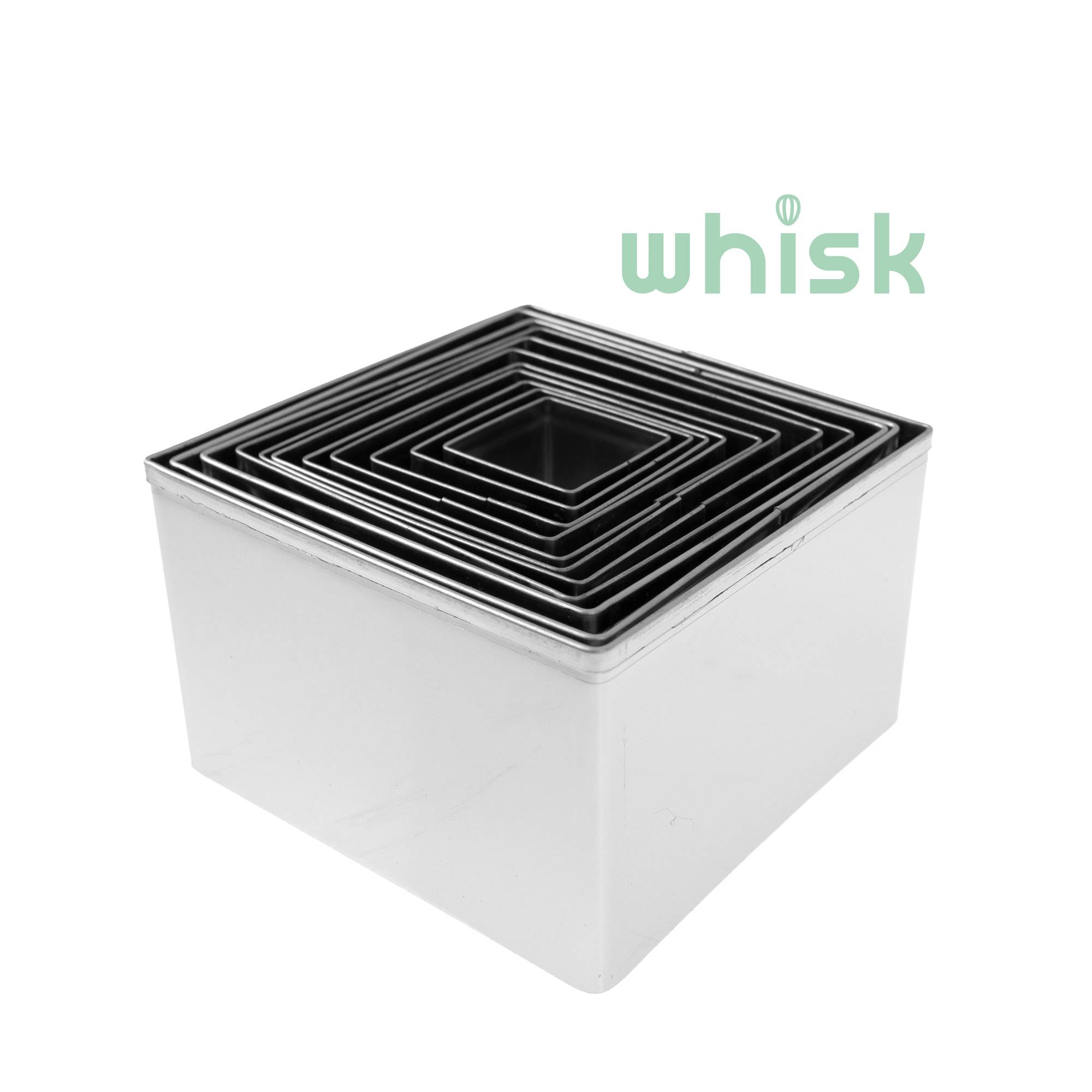 Whisk Square Nested Cutters 11 Pieces