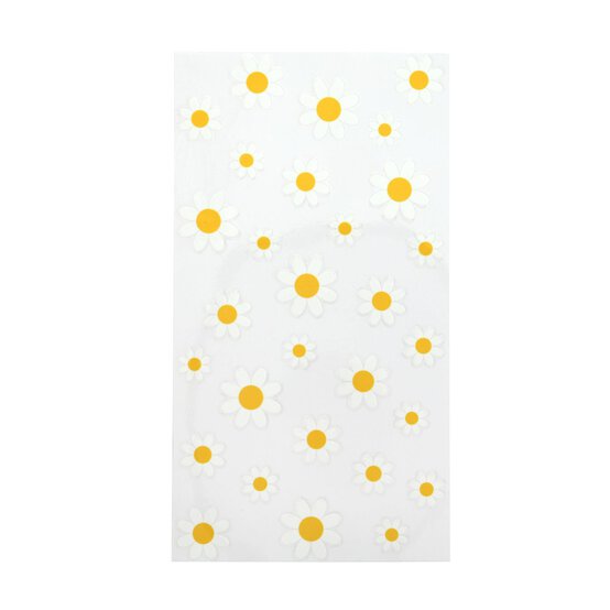 Daisy Cold Transfer Vinyl Sticker Sheet