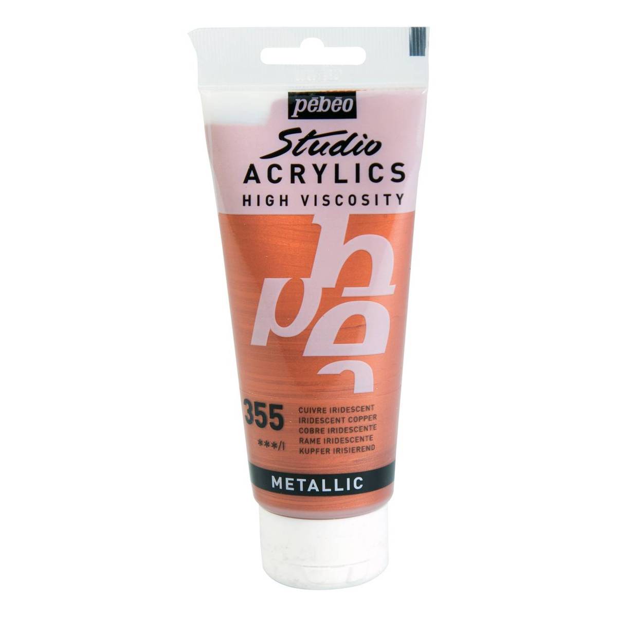 Pebeo Iridescent Copper Studio Acrylic Paint 100ml