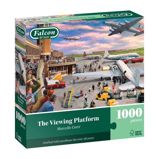 Falcon The Viewing Platform Jigsaw Puzzle 1000 Pieces
