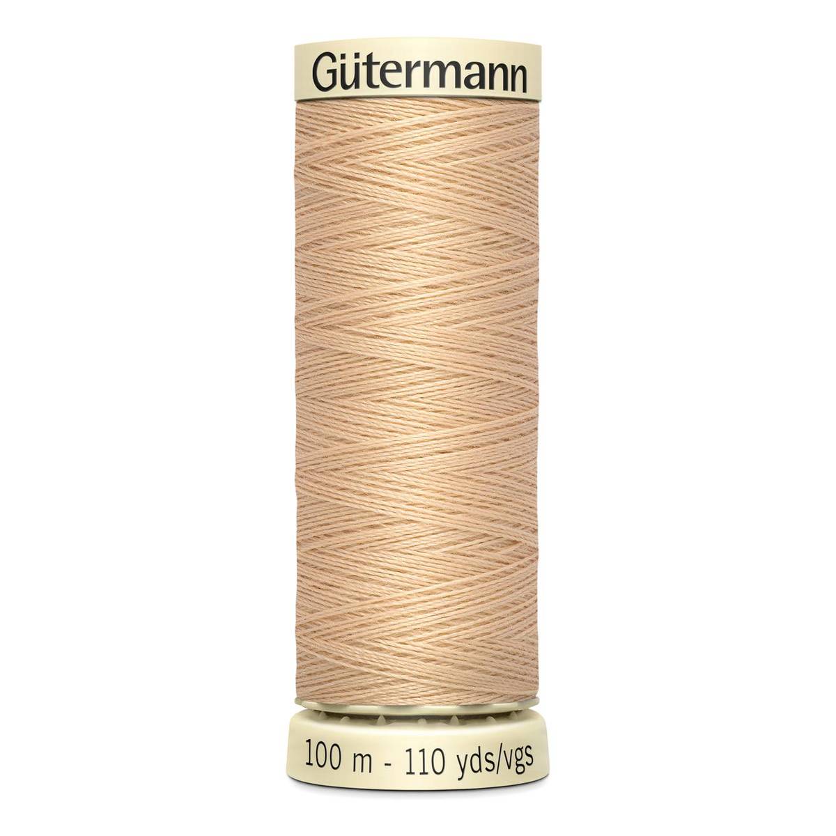 Gutermann Beige Sew All Thread 100m (421)