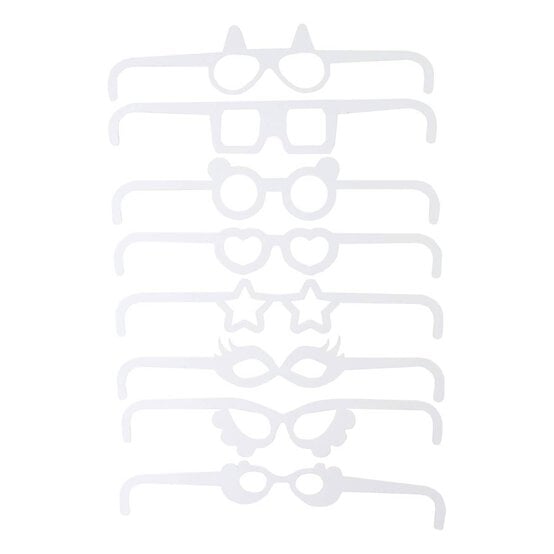 Colour-In Paper Glasses 16 Pack
