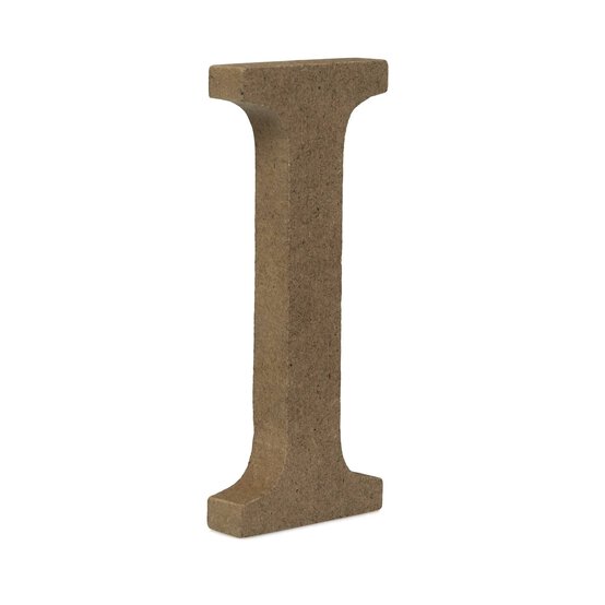 MDF Wooden Letter I 8cm