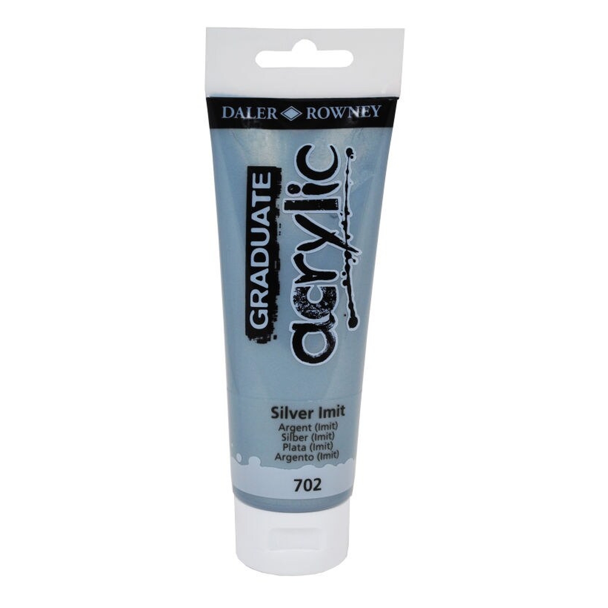 Daler-Rowney Graduate Silver Acrylic Paint 120ml
