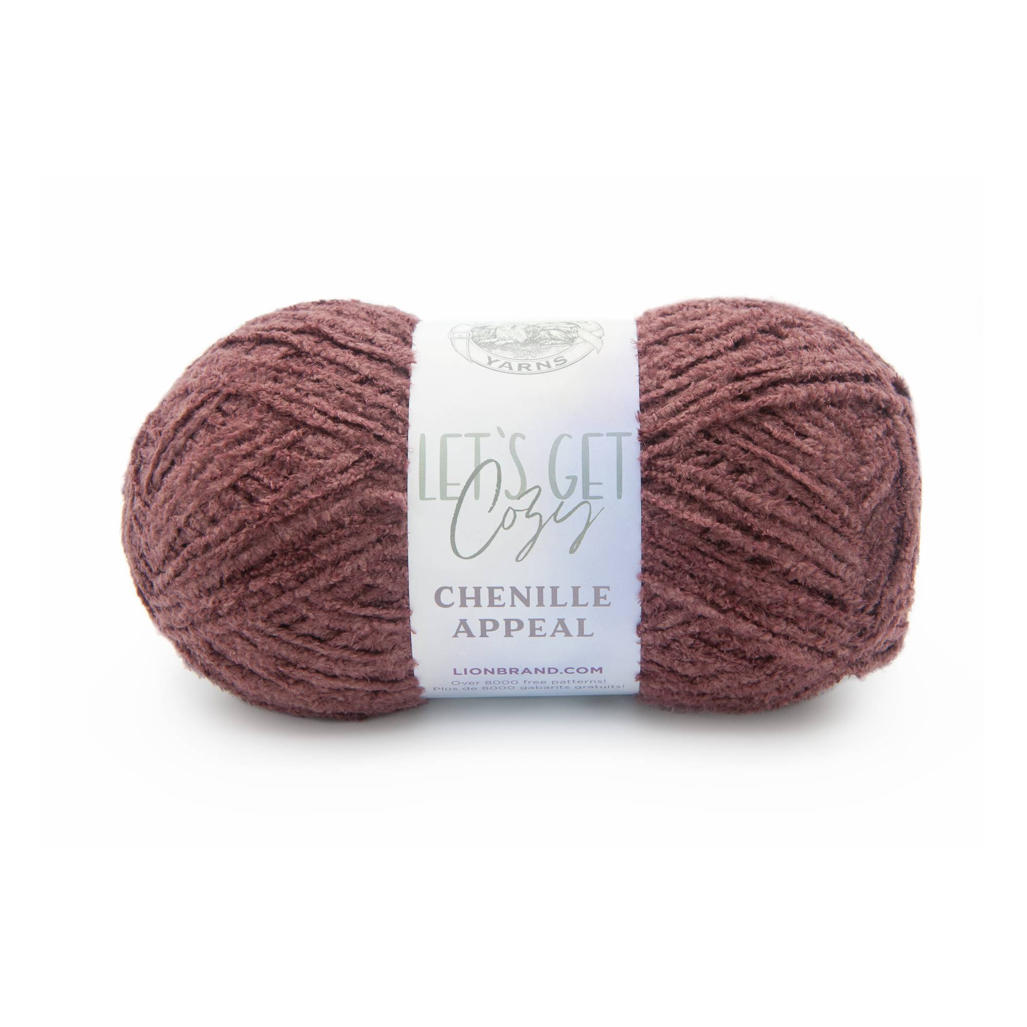 Lion Brand Rose Taupe Chenille Appeal 100g