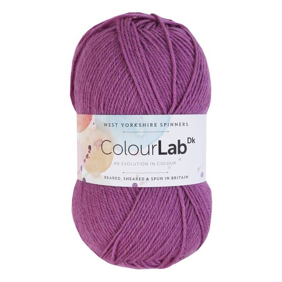 West Yorkshire Spinners Thistle Purple ColourLab DK Yarn 100g