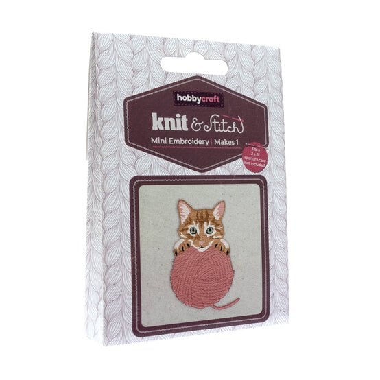 Mini Kitten Embroidery Kit