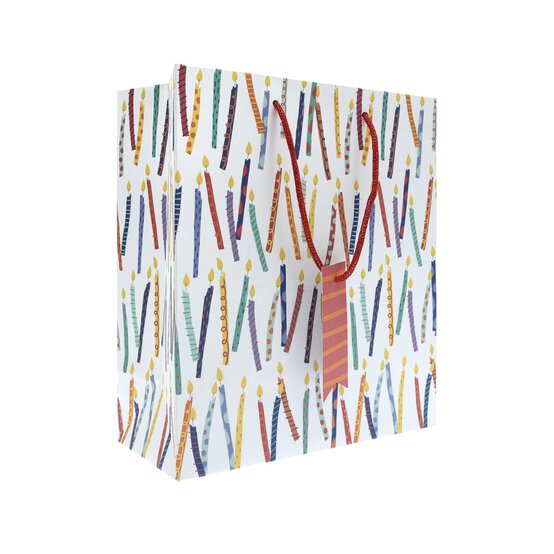 Birthday Candles Gift Bag 21.5cm x 25cm