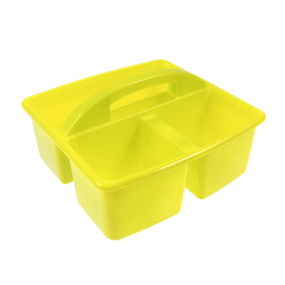 Neon Green Art Caddy 22 x 23 x 12cm