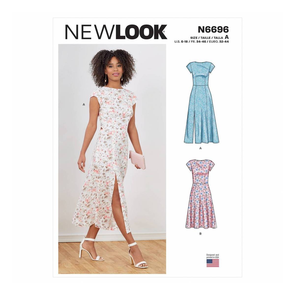 New Look Women’s Dress Sewing Pattern N6696