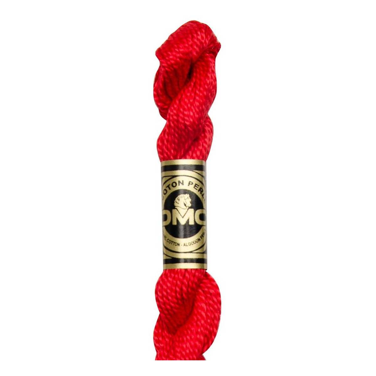 DMC Red Pearl Cotton Thread Size 5 25m (666)