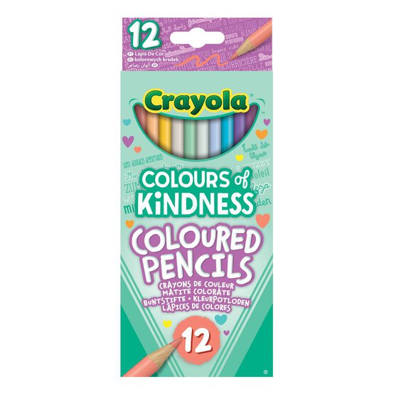 Crayola Colours of Kindness Coloured Pencils 12 Pack