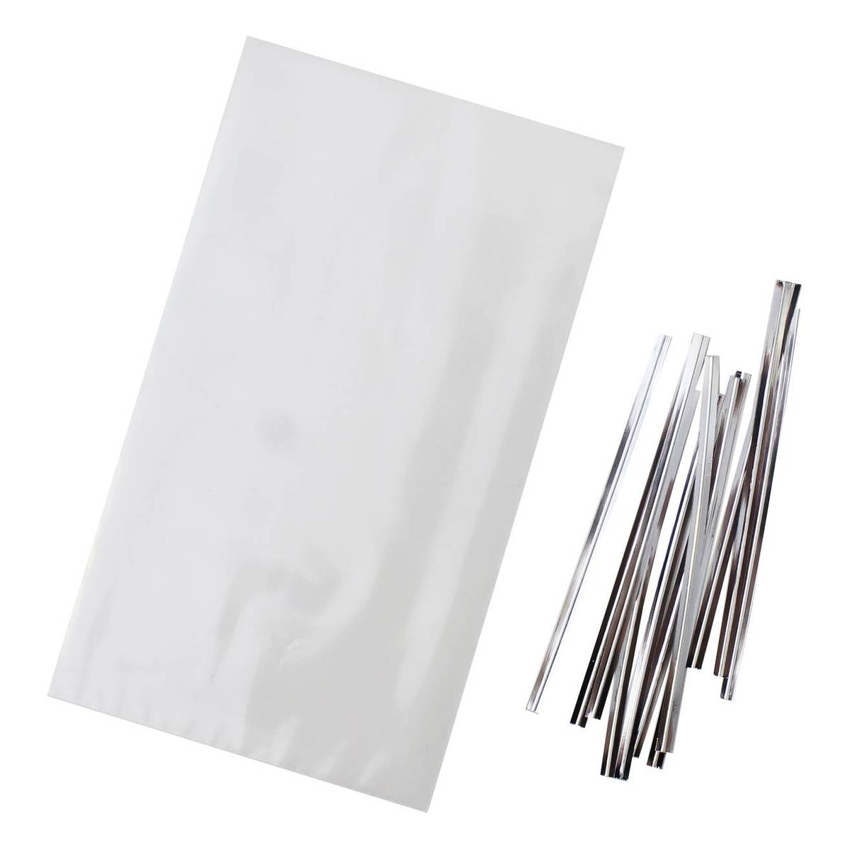 Clear Lollipop Bags with Ties 25 Pack