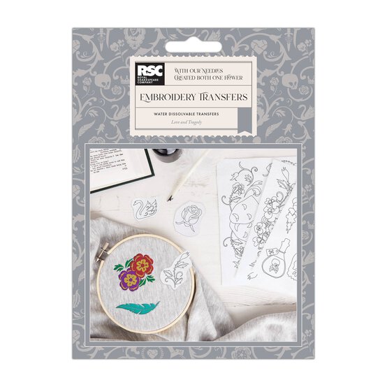 RSC Embroidery Transfer Sheets 5 Pack