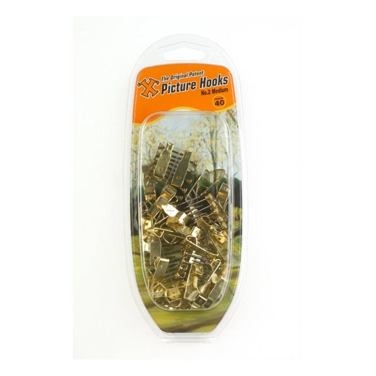 X The Original Patent Picture Hooks Number 2 Medium