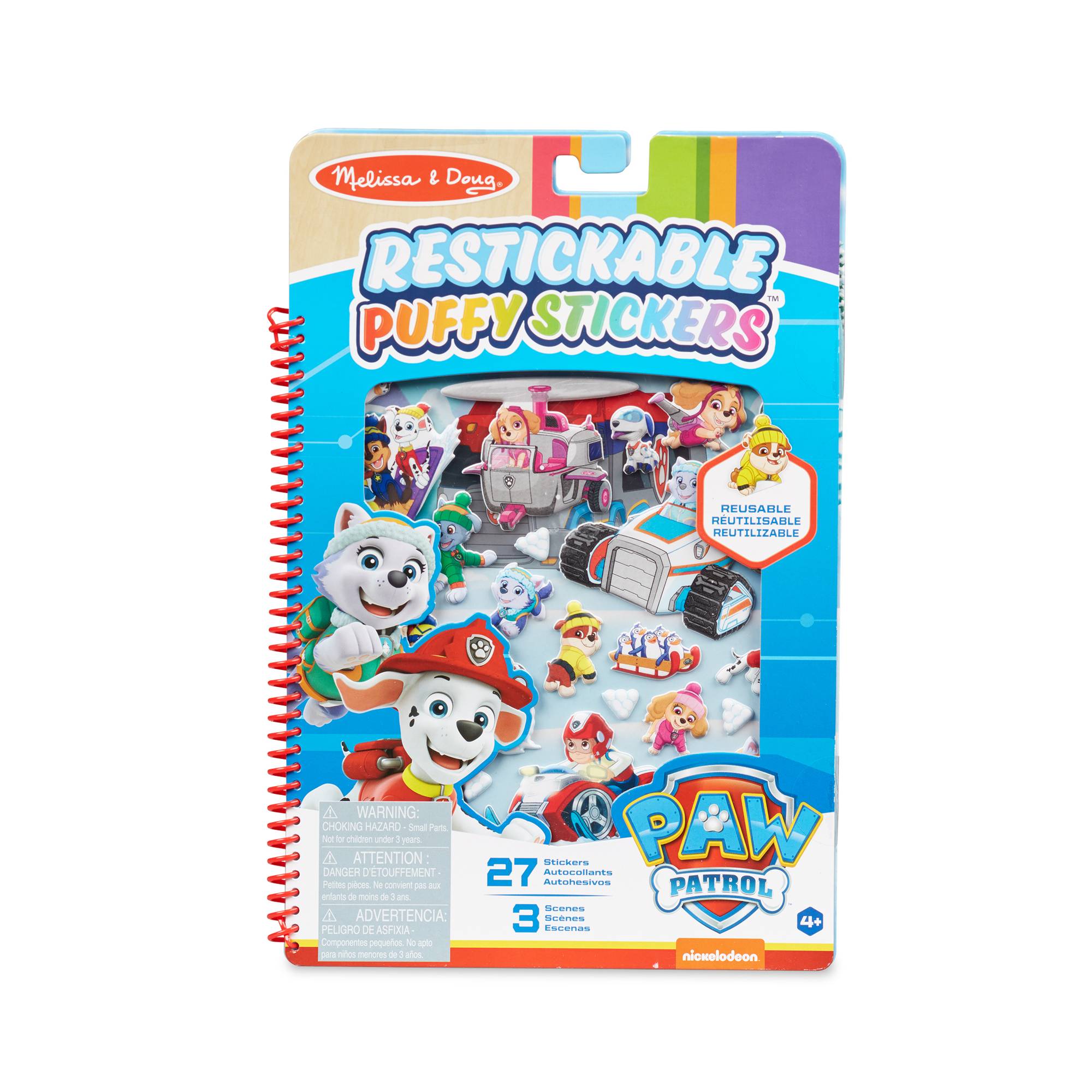 Melissa & Doug Paw Patrol Jake's Mountain Puffy Sticker Pad