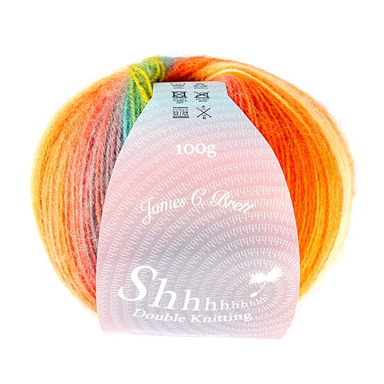 James C Brett Tangerine Surprise Shhh DK Yarn 100g