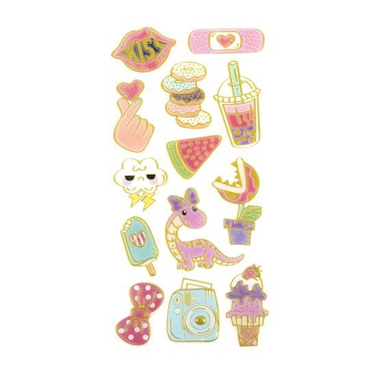 Summertime Gel Stickers