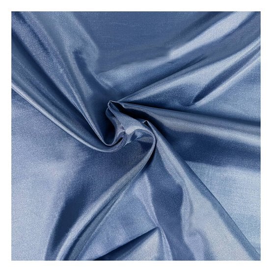 Navy Silky Habutae Fabric by the Metre