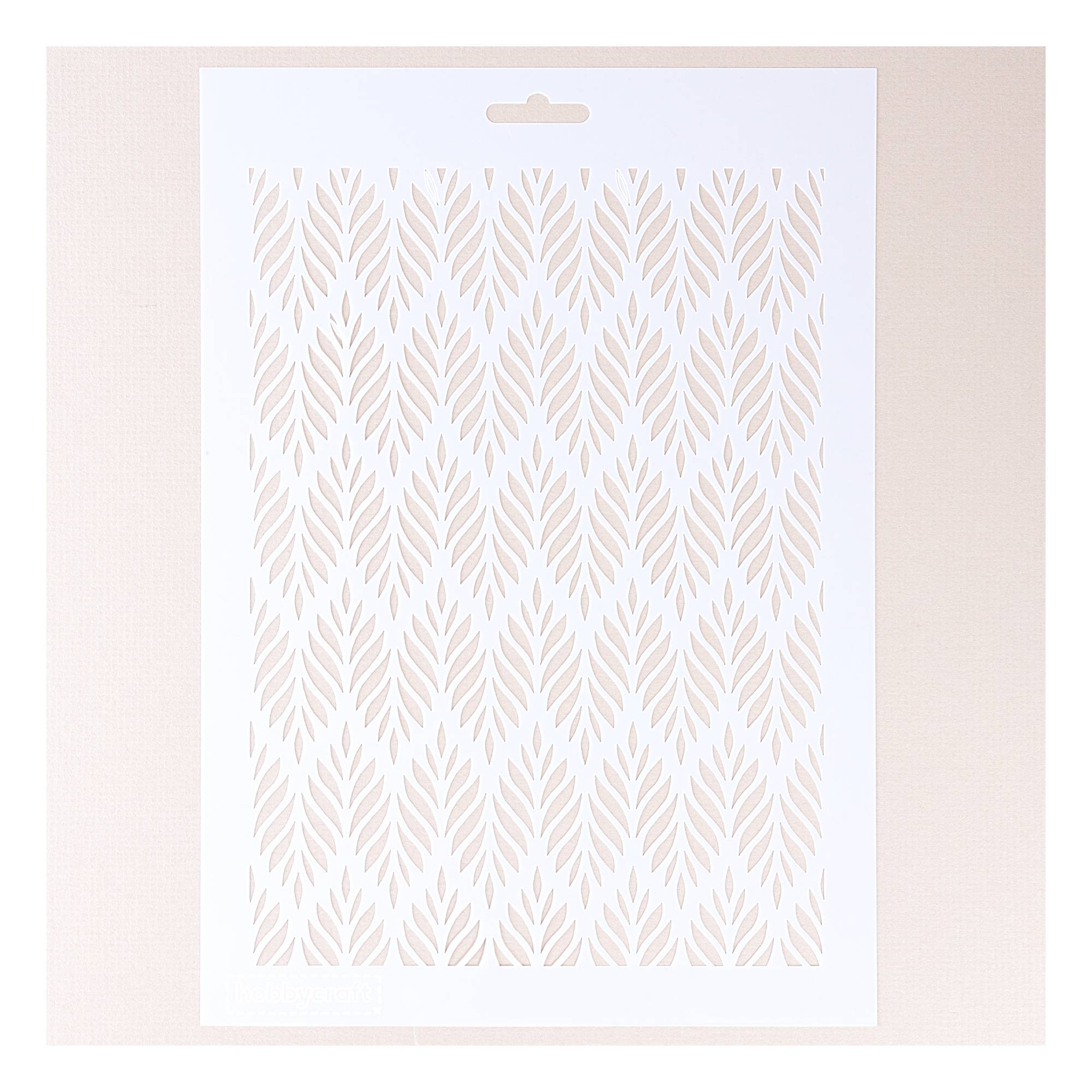 Leaf Pattern Stencil 21cm x 29cm