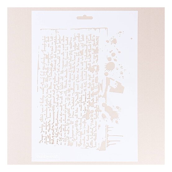 Writing and Ink Stencil 21cm x 29cm