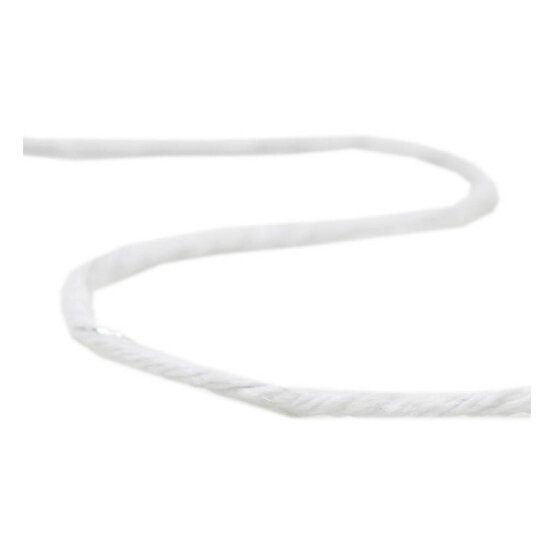 Silver and White Knot Cord 2mm x 8m