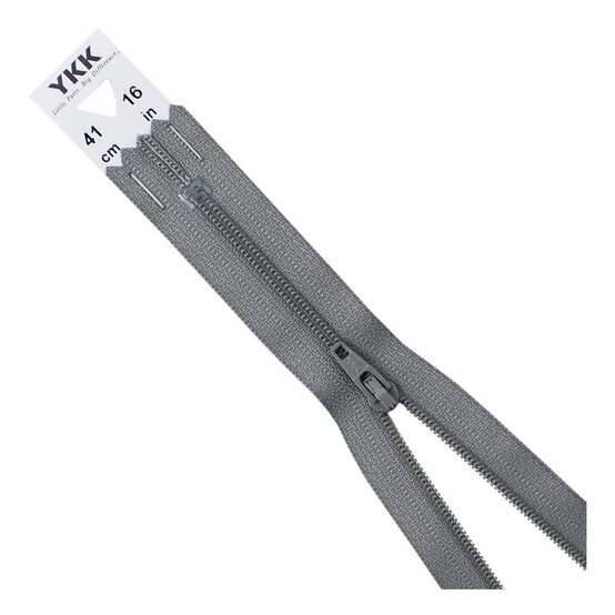 YKK Light Grey Dress and Skirt Zip 41cm