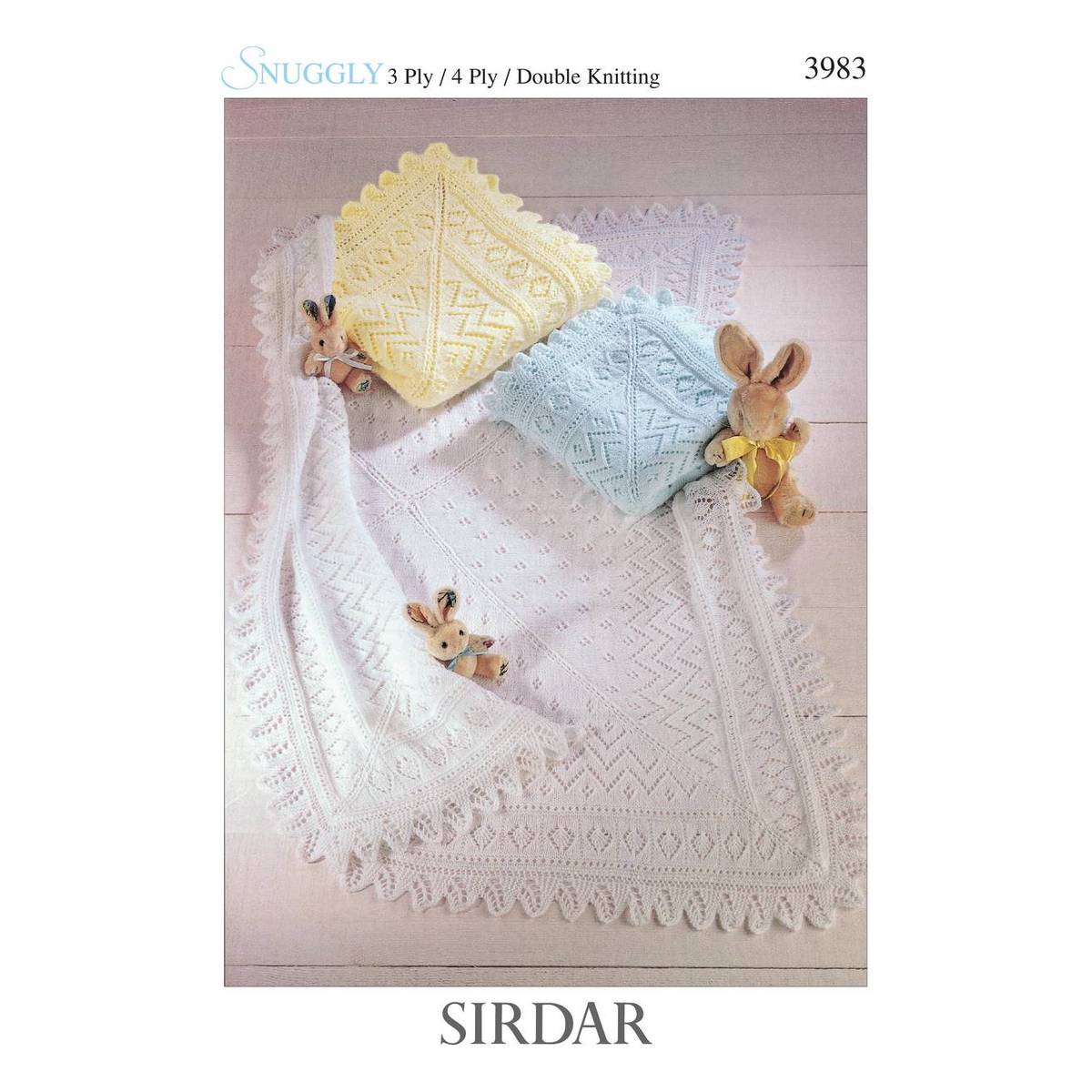 Sirdar Snuggly Baby Blanket Digital Pattern 3983