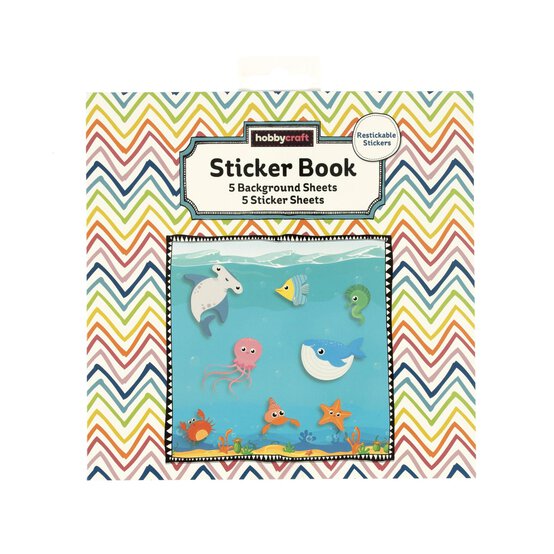 Seaworld Reusable Sticker Book