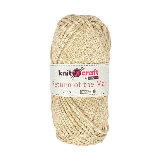 Knitcraft Gold Sparkle Return of the Mac Yarn 200g
