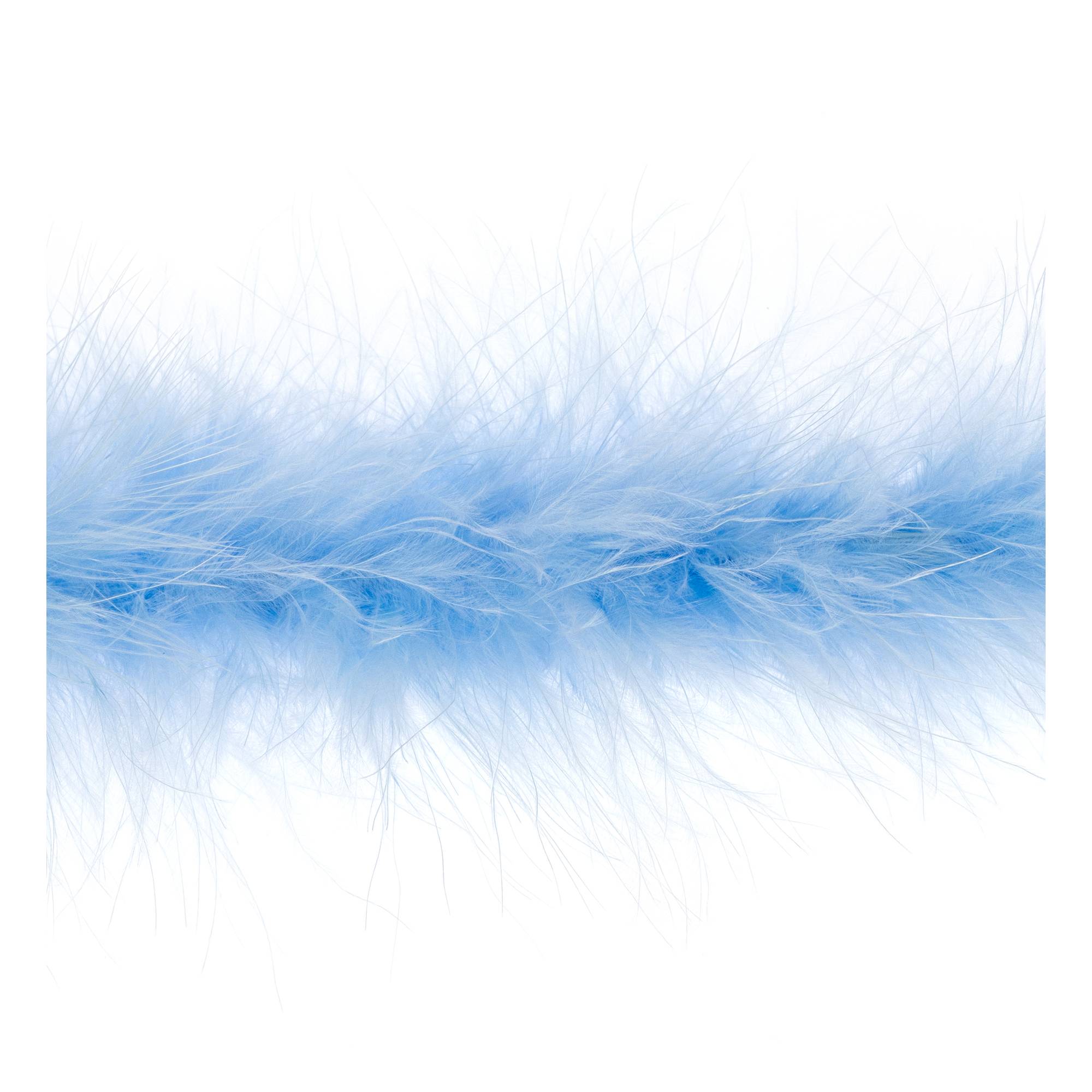 Blue Luxury Marabou Trim by the Metre
